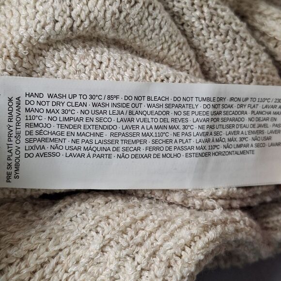 Mango Womens Dropwaist Boatneck Ruffle Sweater Size 4 Small - Picture 8 of 10